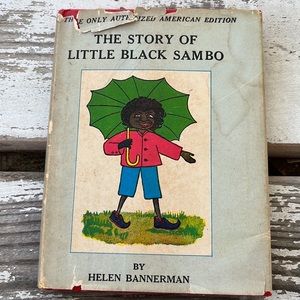 COPY - Vintage The Story Of Little Black Sambo 1923 by Helen Bannerman HC\DJ Bo…